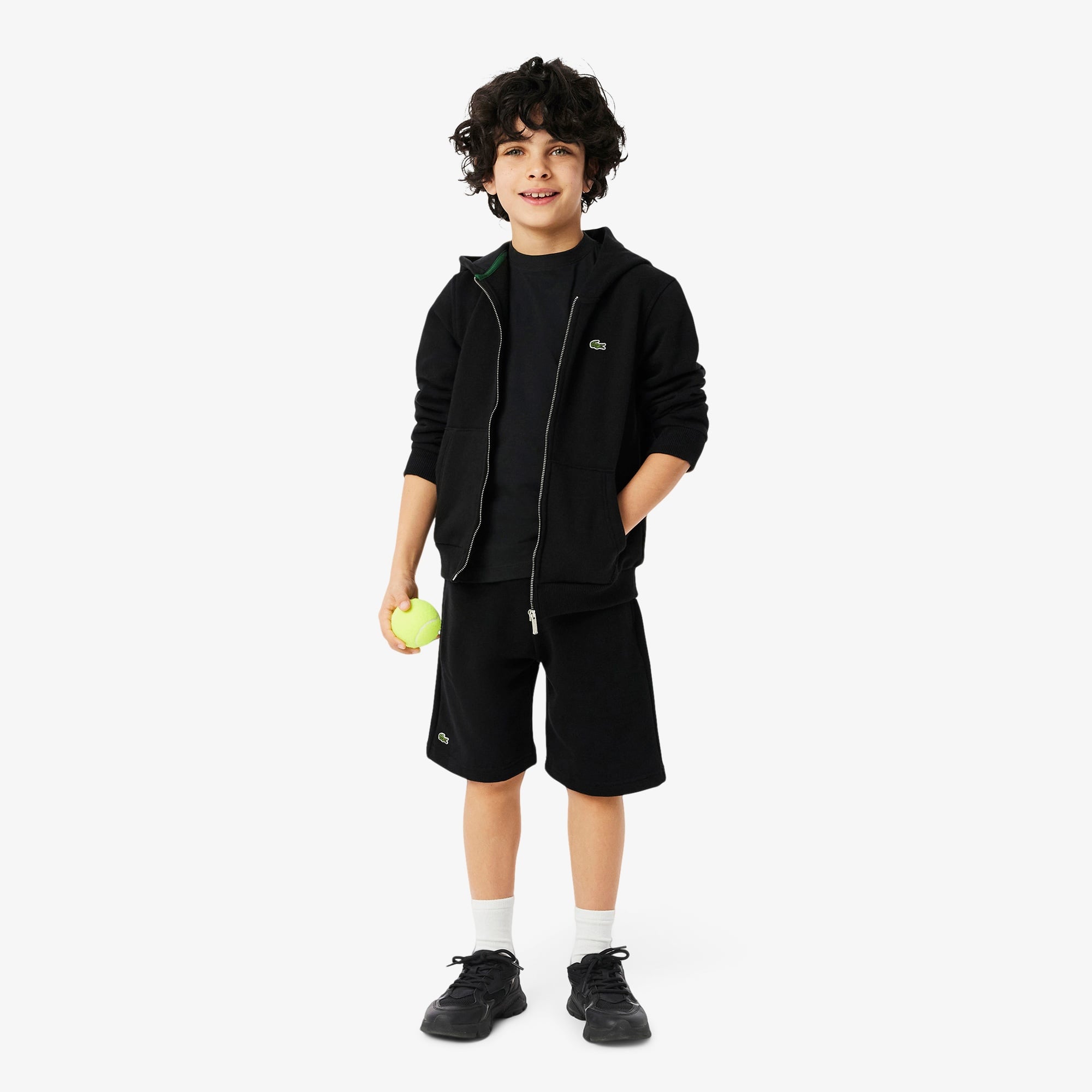 Lacoste L003 Neo 125 Çocuk Siyah Spor Ayakkabı