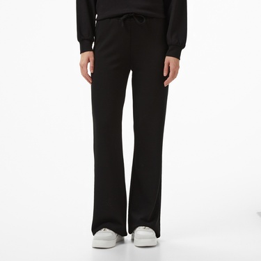  Nautica Kadın Siyah Regular Fit Eşofman Altı