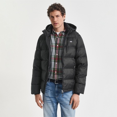  GANT Erkek Siyah Regular Fit Active Cloud Mont