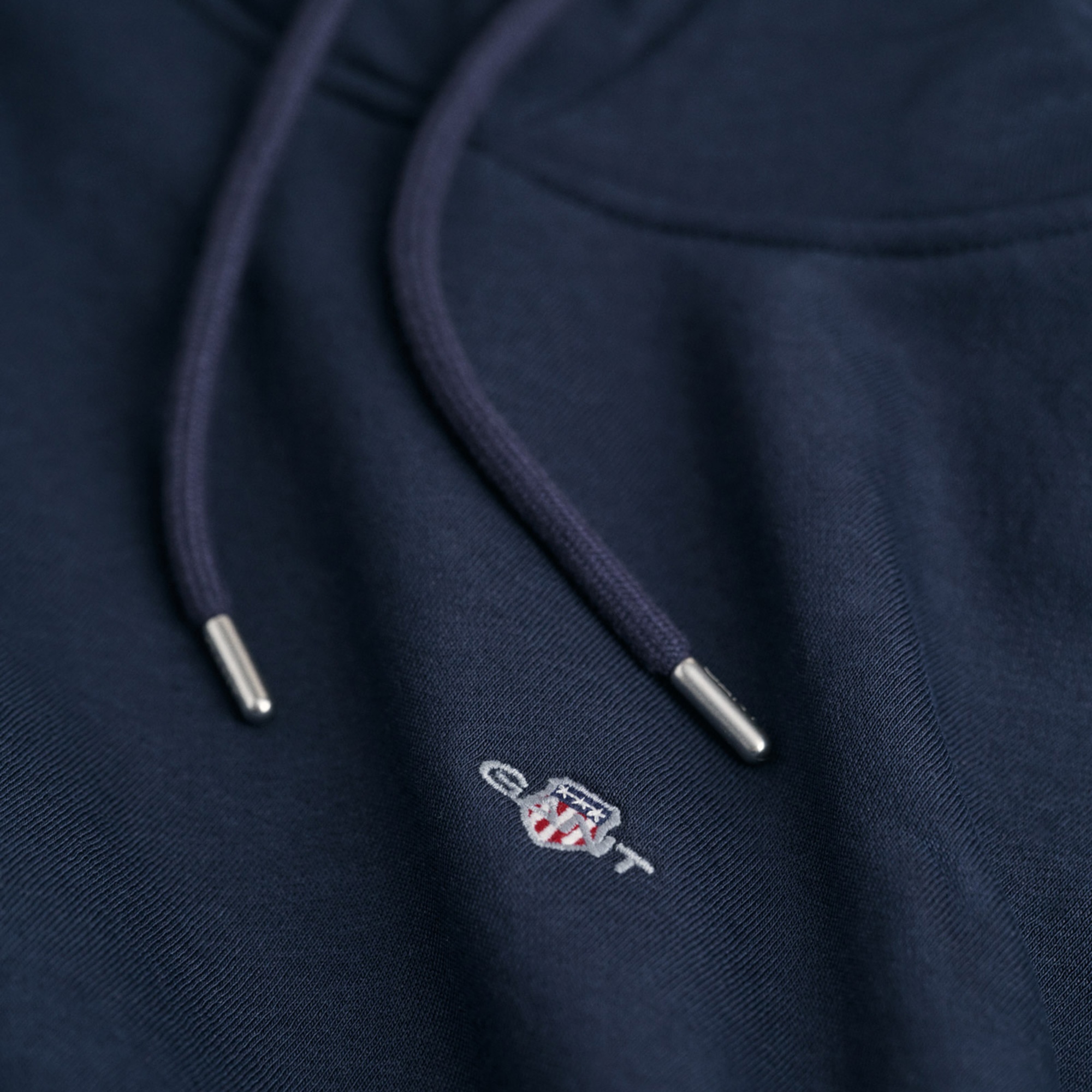 GANT Kadın Lacivert Relaxed Fit Kapüşonlu Sweatshirt