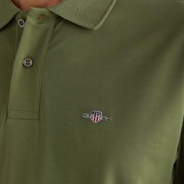  GANT Erkek Yeşil Relaxed Fit Polo