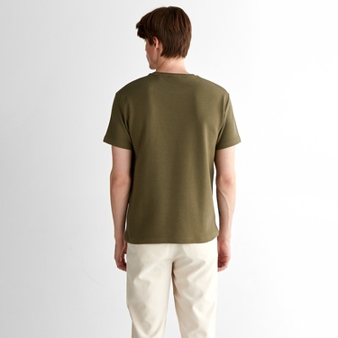  GANT Erkek Yeşil Regular Fit Bisiklet Yaka T-Shirt