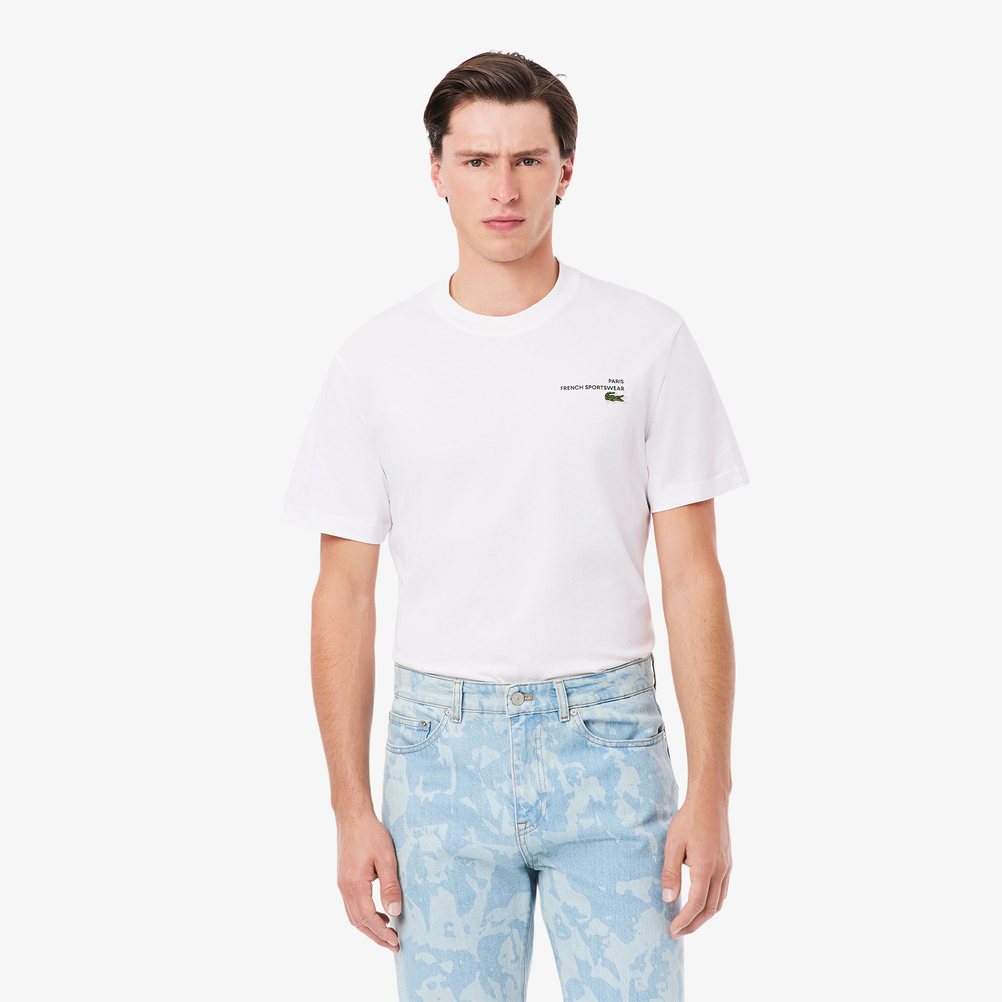  Print Motif Jersey T-shirt