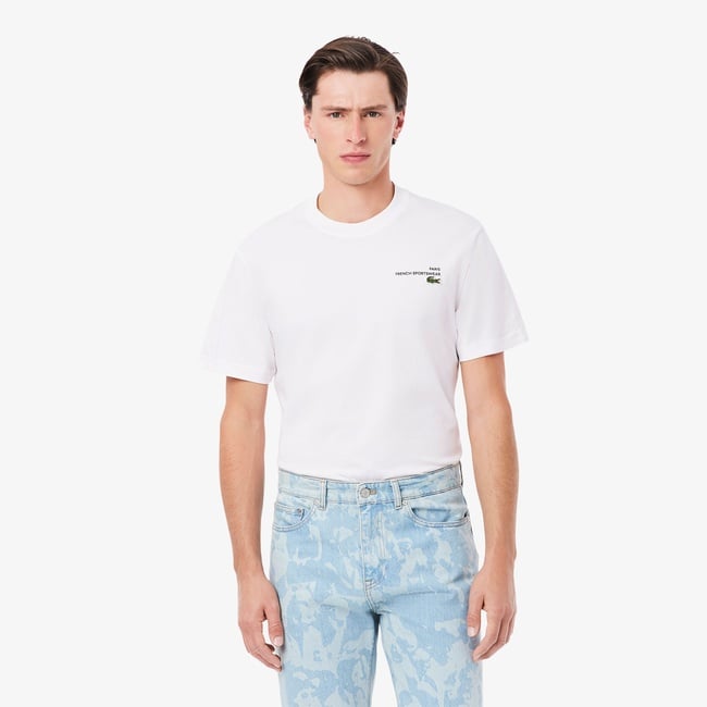  Print Motif Jersey T-shirt