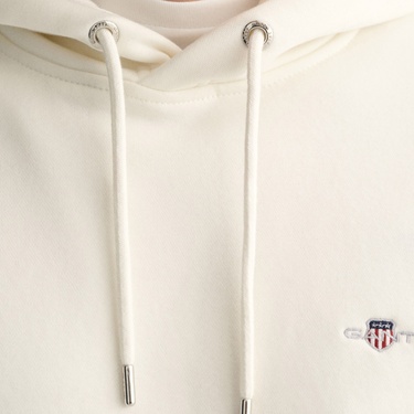  GANT Erkek Krem Regular Fit Kapüşonlu Sweatshirt