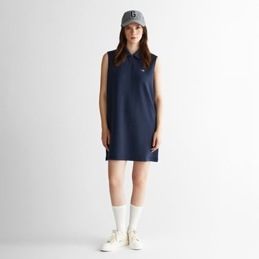  GANT Kadın Lacivert Logolu Elbise