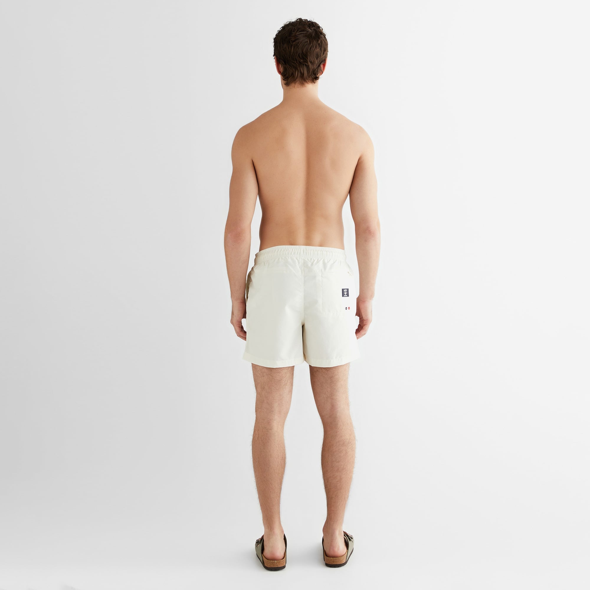 GANT Erkek Krem Regular Fit Logolu Mayo Şort