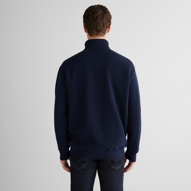  GANT Erkek Lacivert Relaxed Fit Kapüşonlu Sweatshirt