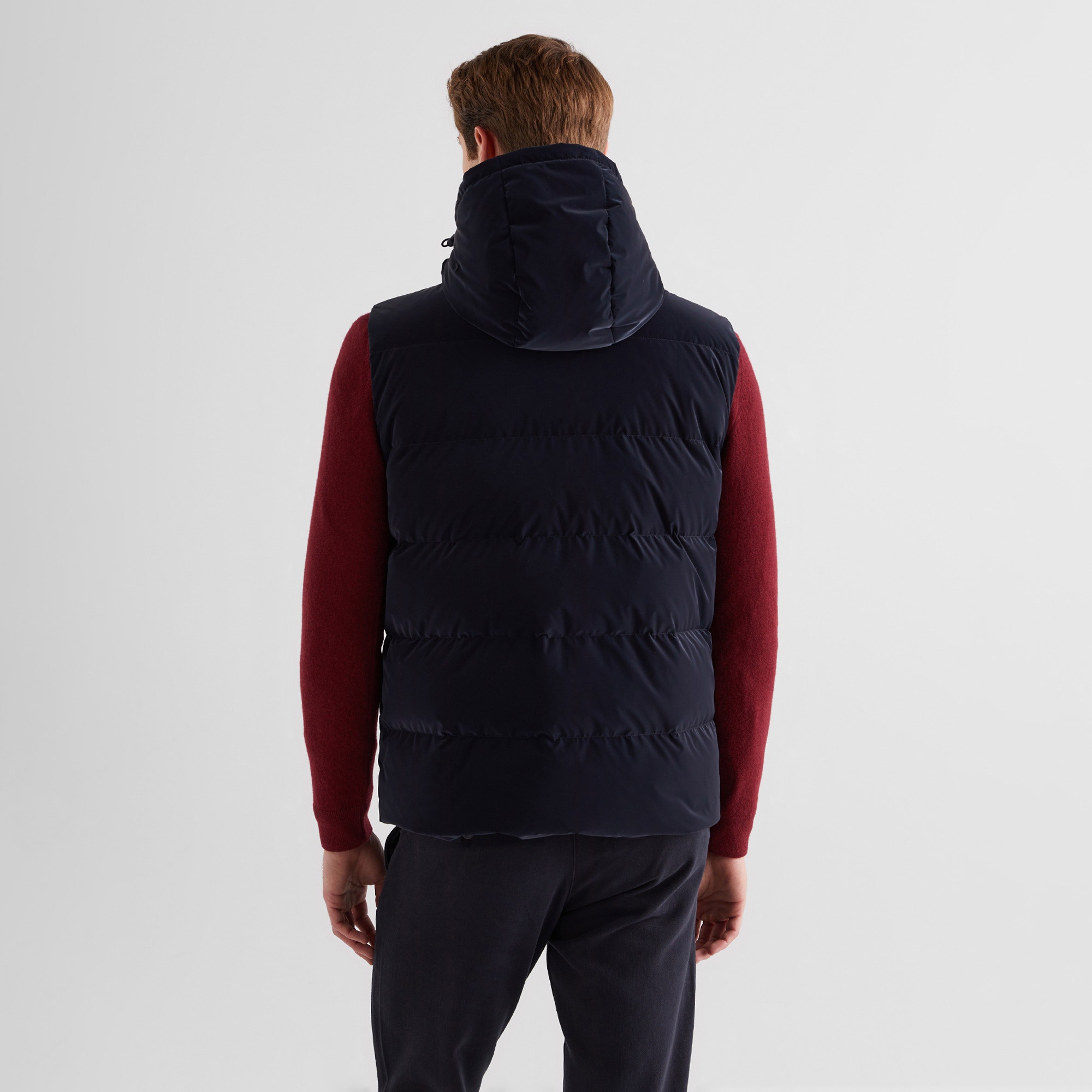 GANT Erkek Lacivert Kapüşonlu Yelek