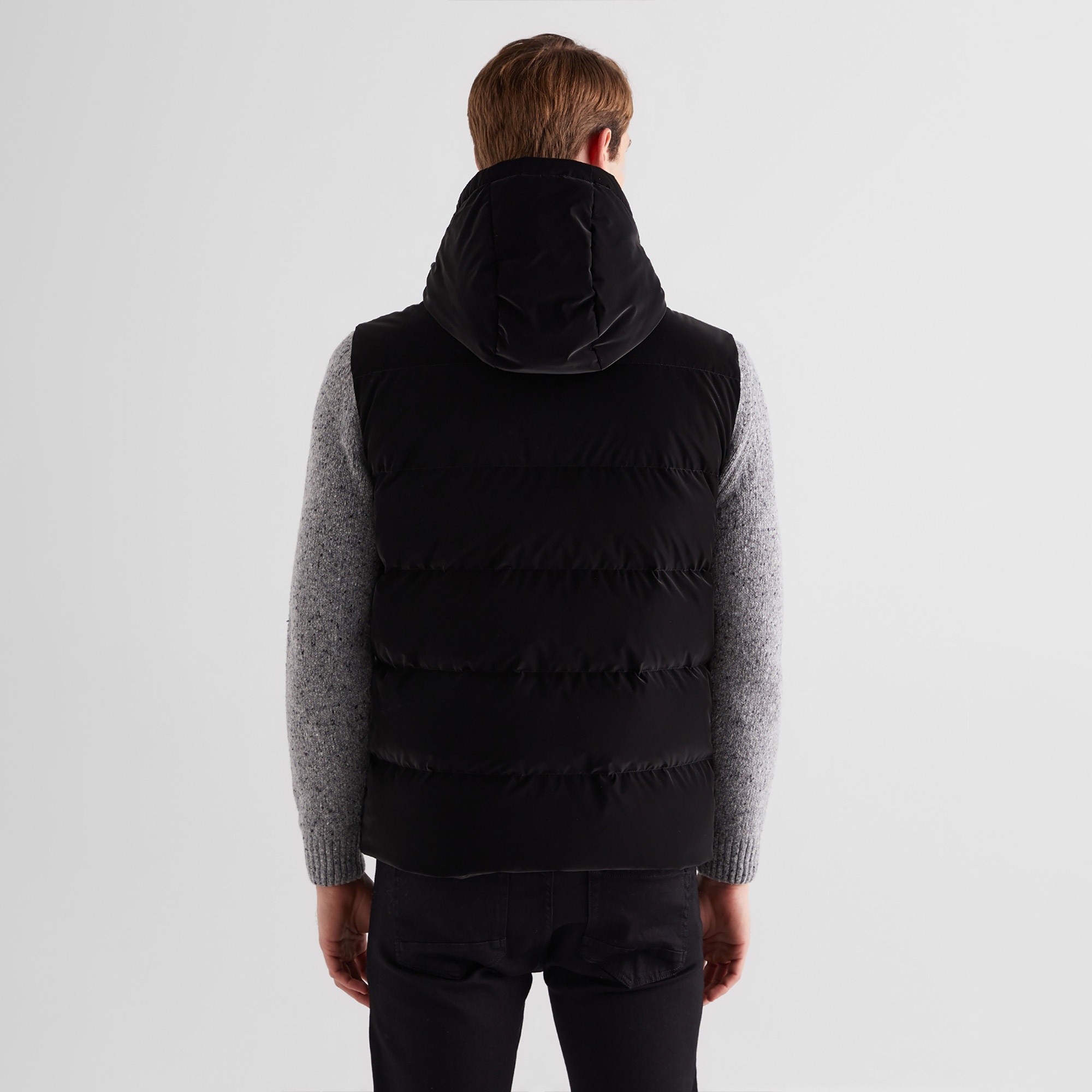 GANT Erkek Siyah Kapüşonlu Yelek