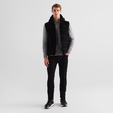  GANT Erkek Siyah Kapüşonlu Yelek