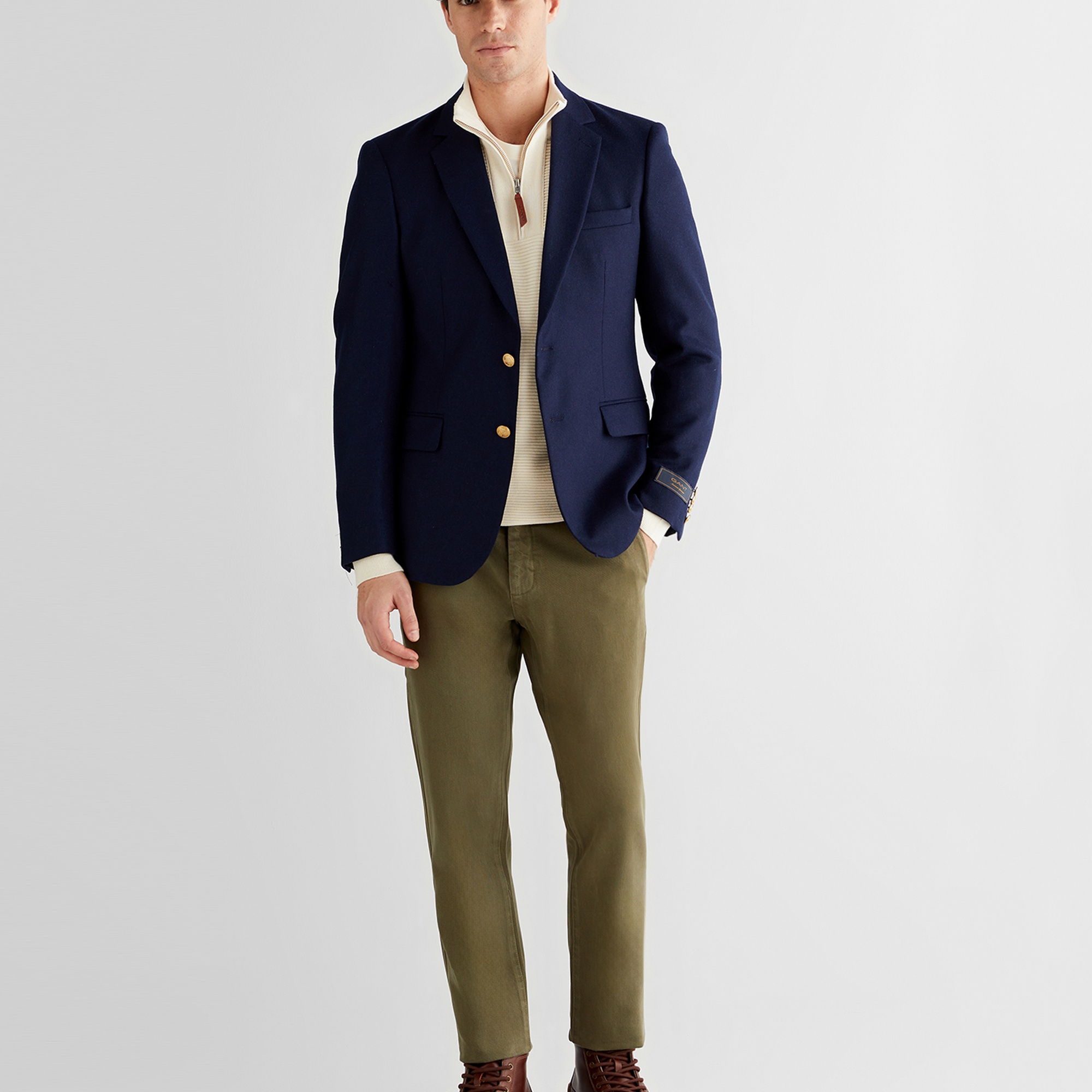 GANT Erkek Lacivert Slim Fit  Ceket