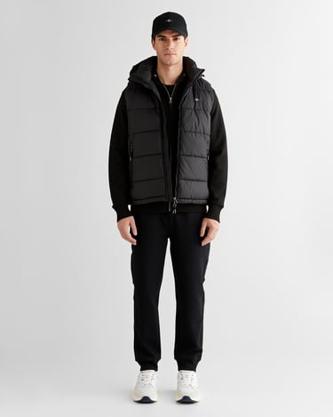  GANT Erkek Siyah Regular Fit Fermuarlı Yelek