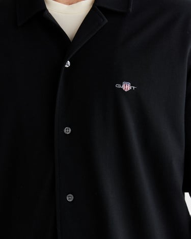  GANT Erkek Siyah Gömlek