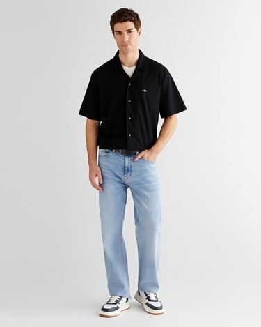  GANT Erkek Siyah Gömlek