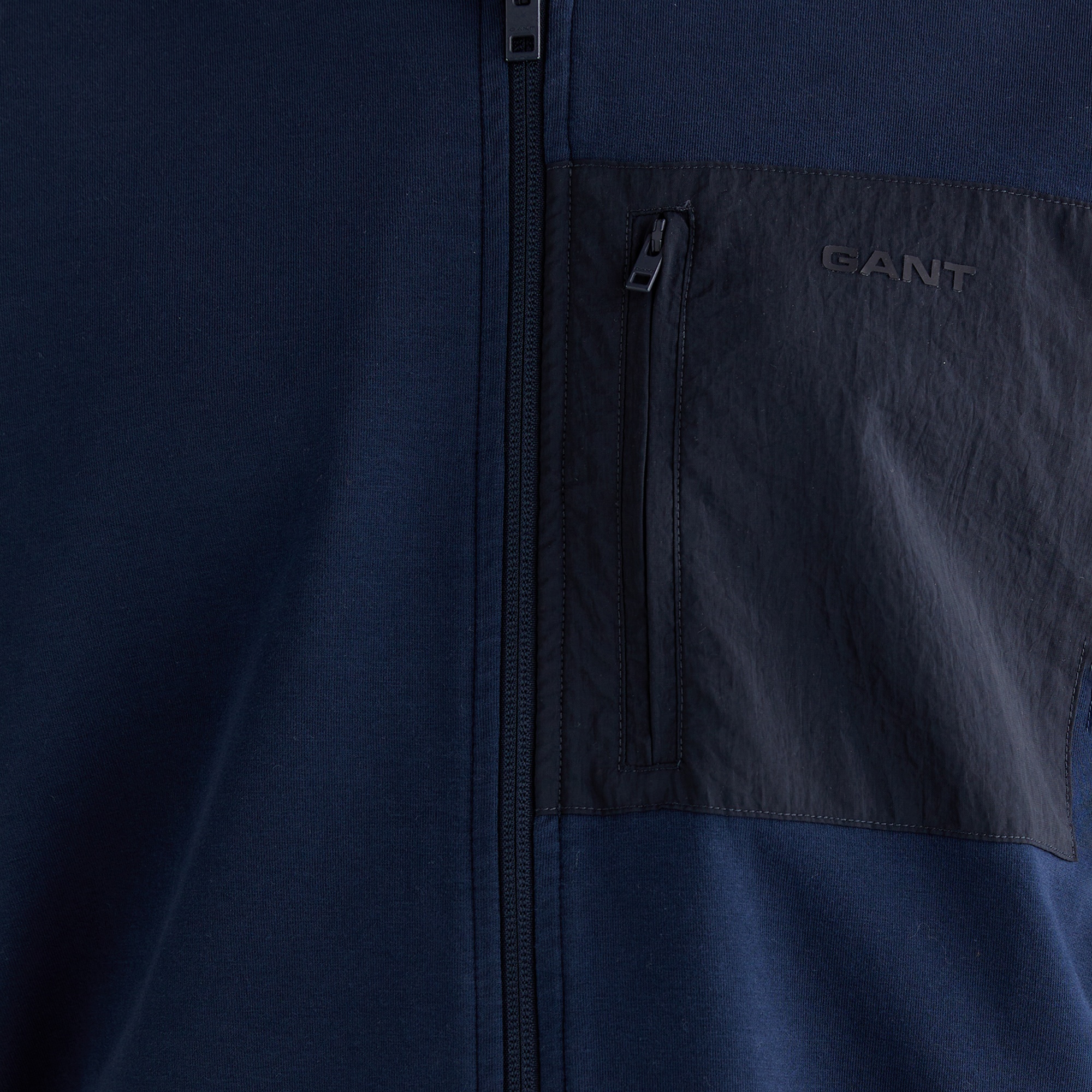 GANT Erkek Lacivert Regular Fit Kapüşonlu Sweatshirt