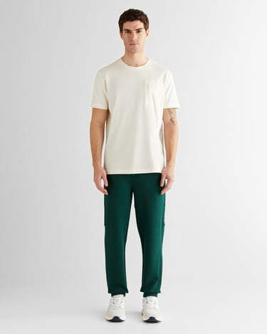  GANT Erkek Krem Regular Fit Bisiklet Yaka T-Shirt