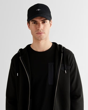  GANT Erkek Siyah Regular Fit Kapüşonlu Sweatshirt