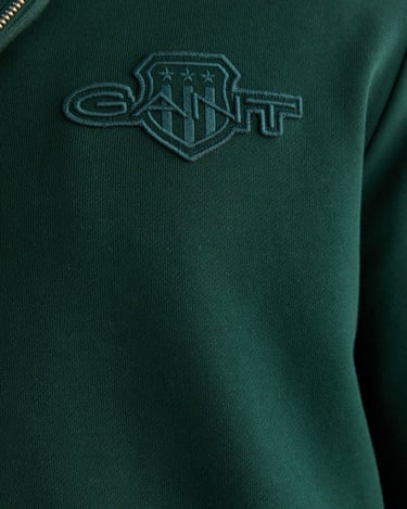  GANT Erkek Yeşil Regular Fit Kapüşonlu Sweatshirt