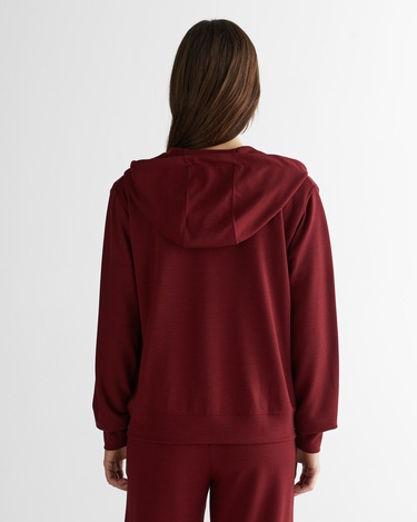  GANT Kadın Kahverengi Regular Fit Fermuarlı Sweatshirt