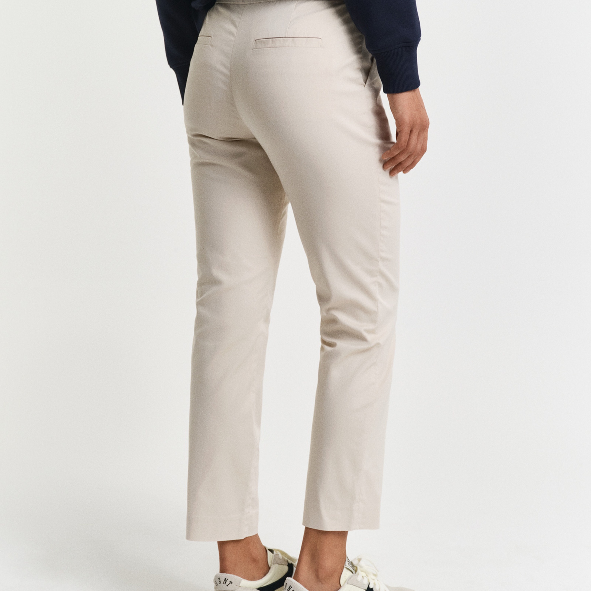 GANT Kadın Bej Slim Fit Pantolon