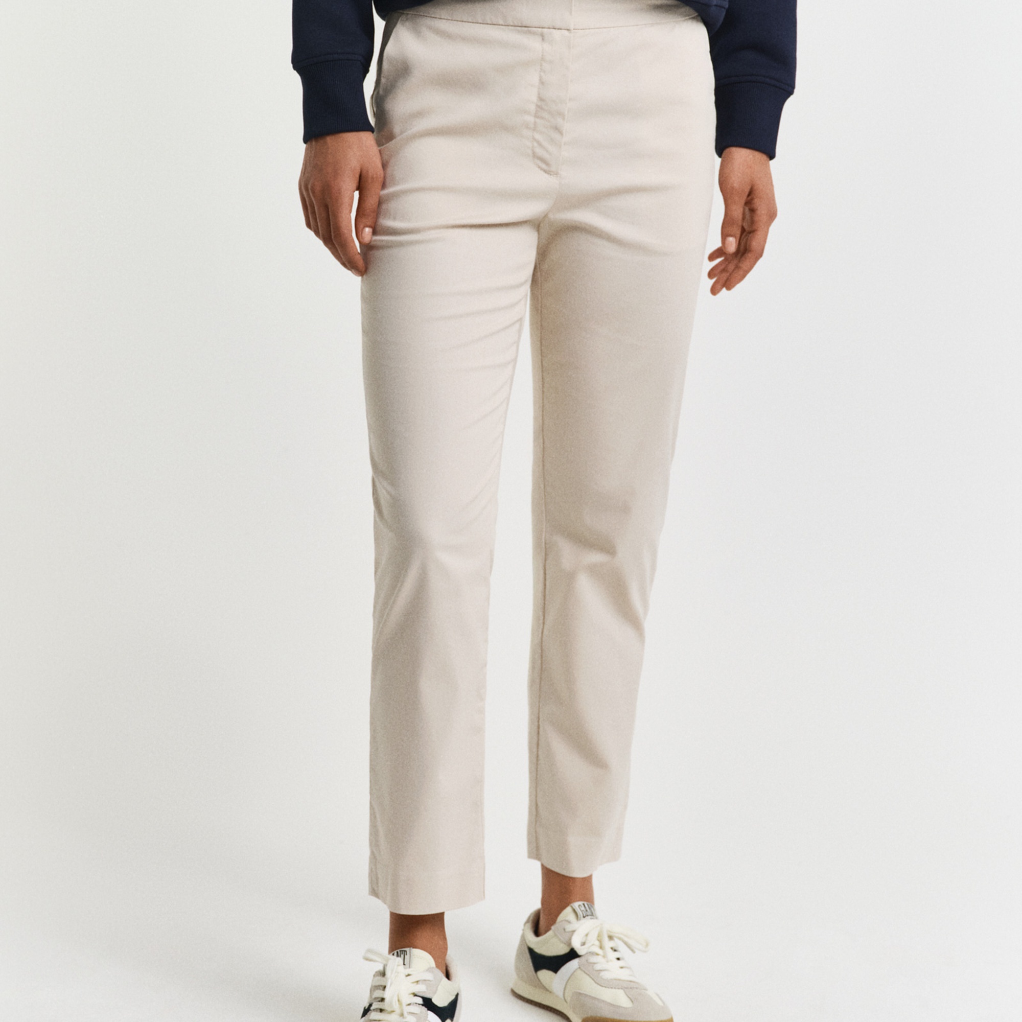 GANT Kadın Bej Slim Fit Pantolon