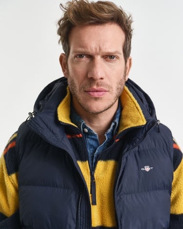  GANT Erkek Lacivert Regular Fit Fermuarlı Yelek