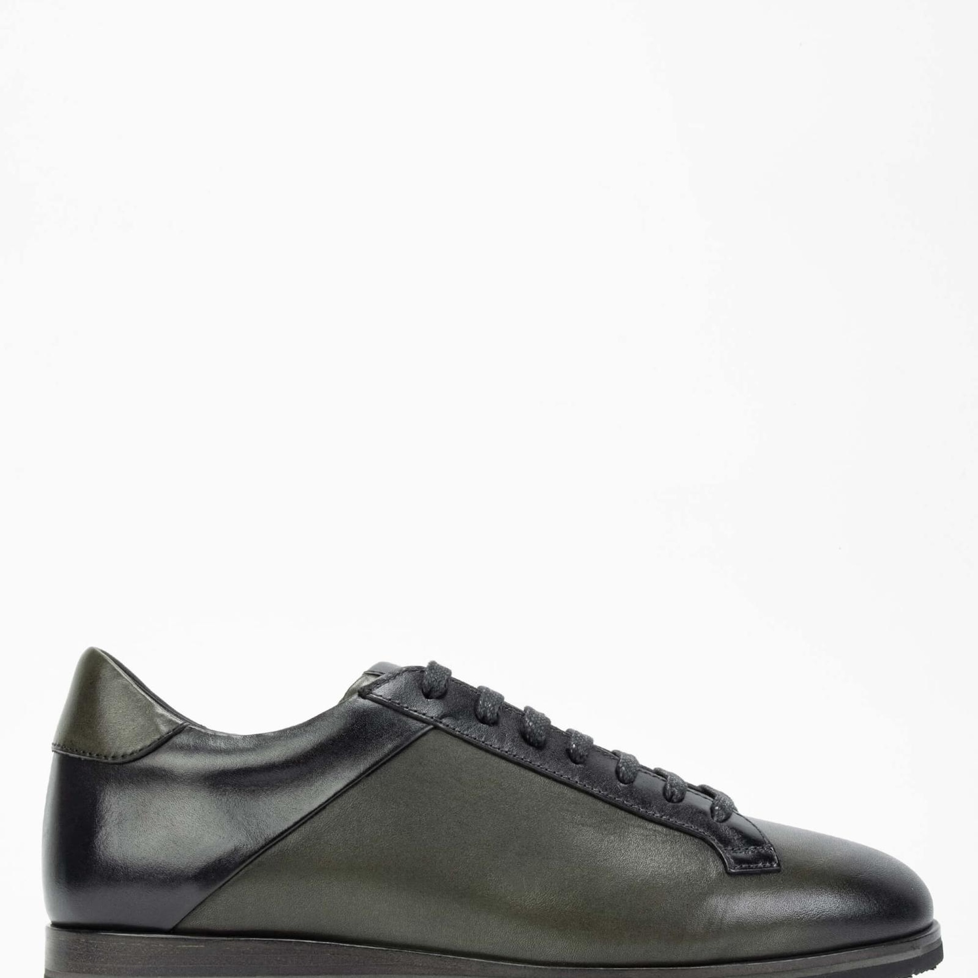 Tamer Tanca Erkek Hakiki Deri Haki Casual Ayakkabı