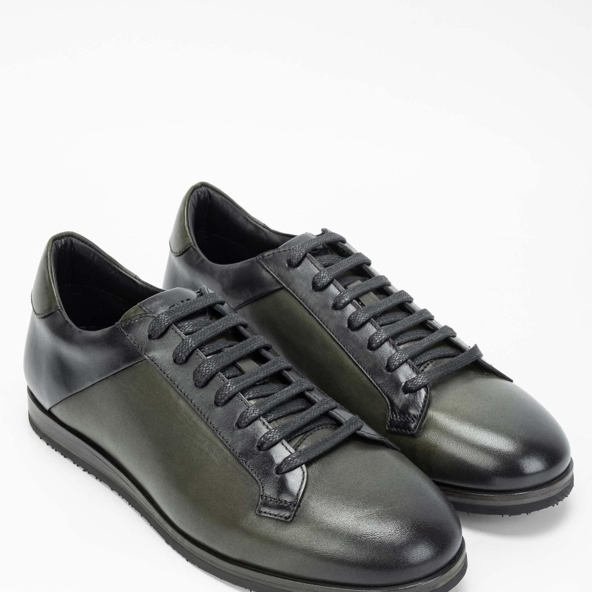 Tamer Tanca Erkek Hakiki Deri Haki Casual Ayakkabı