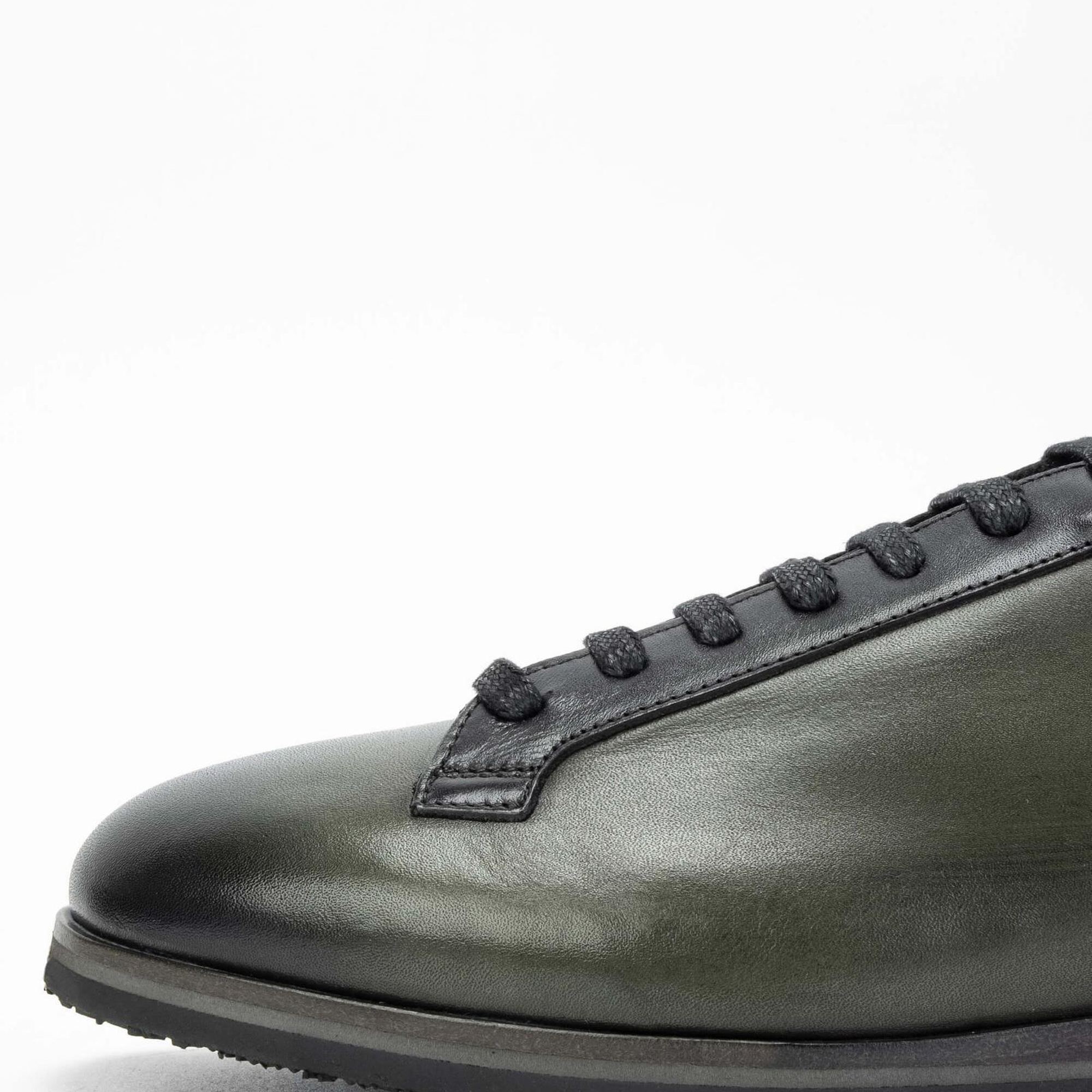 Tamer Tanca Erkek Hakiki Deri Haki Casual Ayakkabı