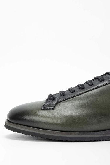  Tamer Tanca Erkek Hakiki Deri Haki Casual Ayakkabı