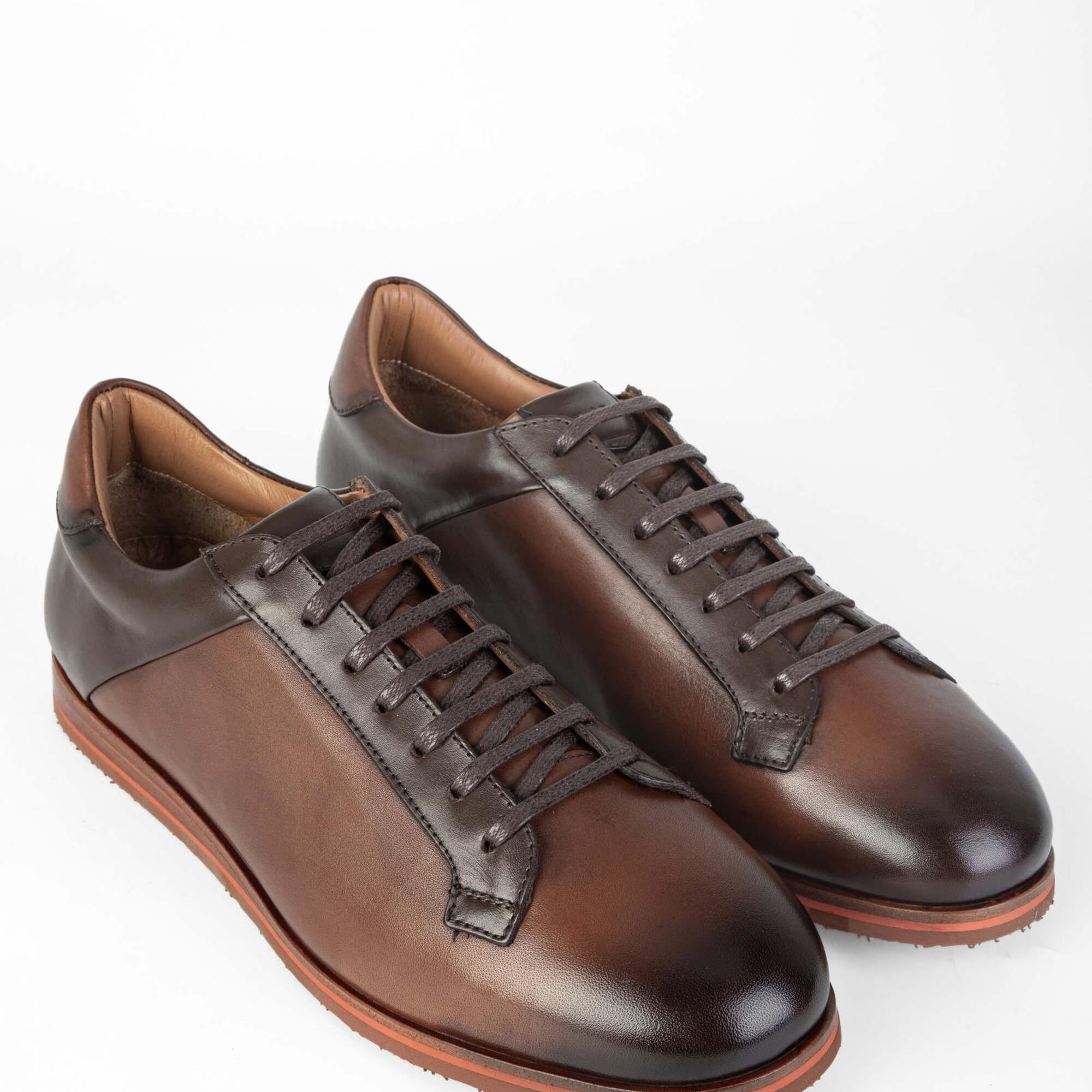 Tamer Tanca Erkek Hakiki Deri Taba Casual Ayakkabı