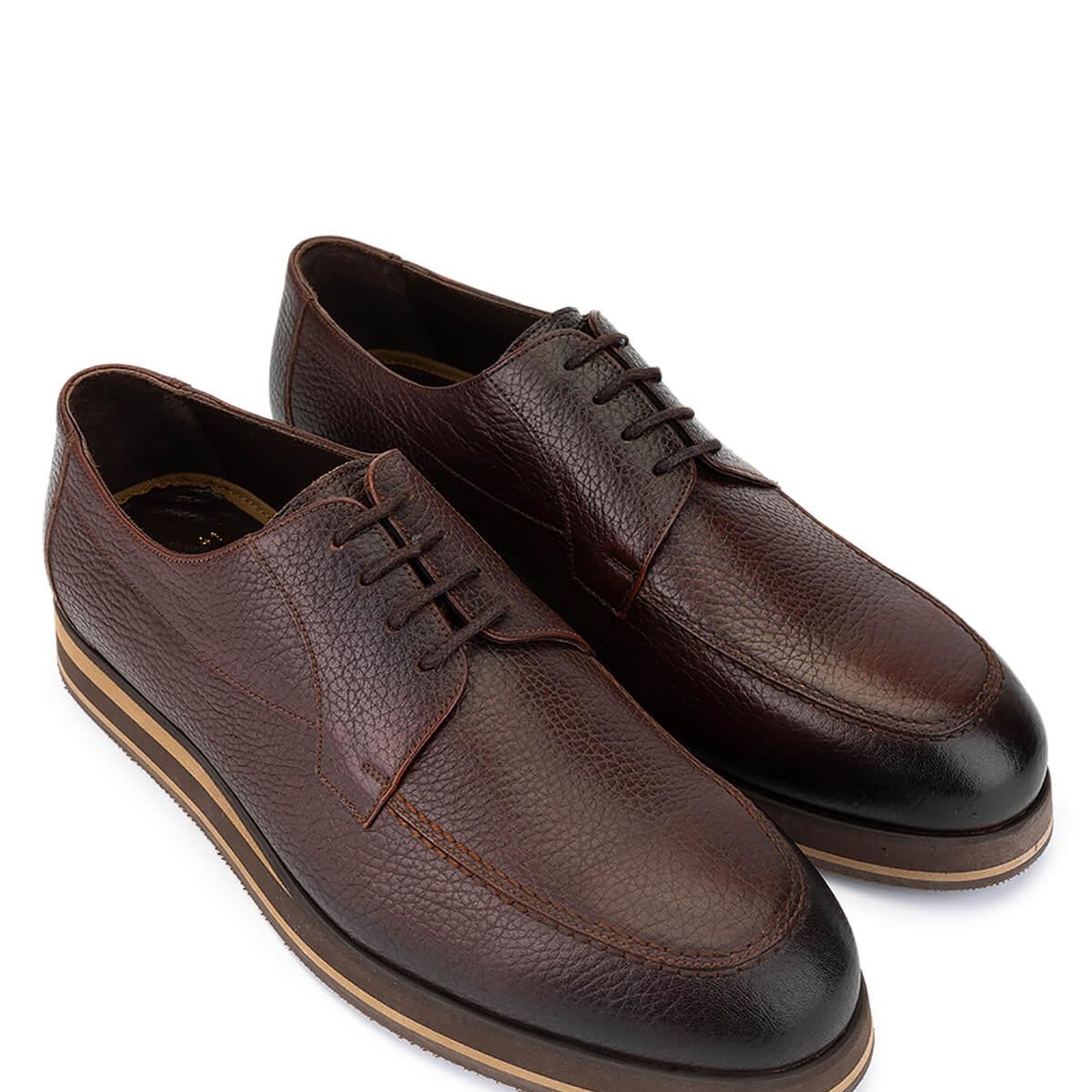 Tamer Tanca Erkek Hakiki Deri Taba Casual Ayakkabı