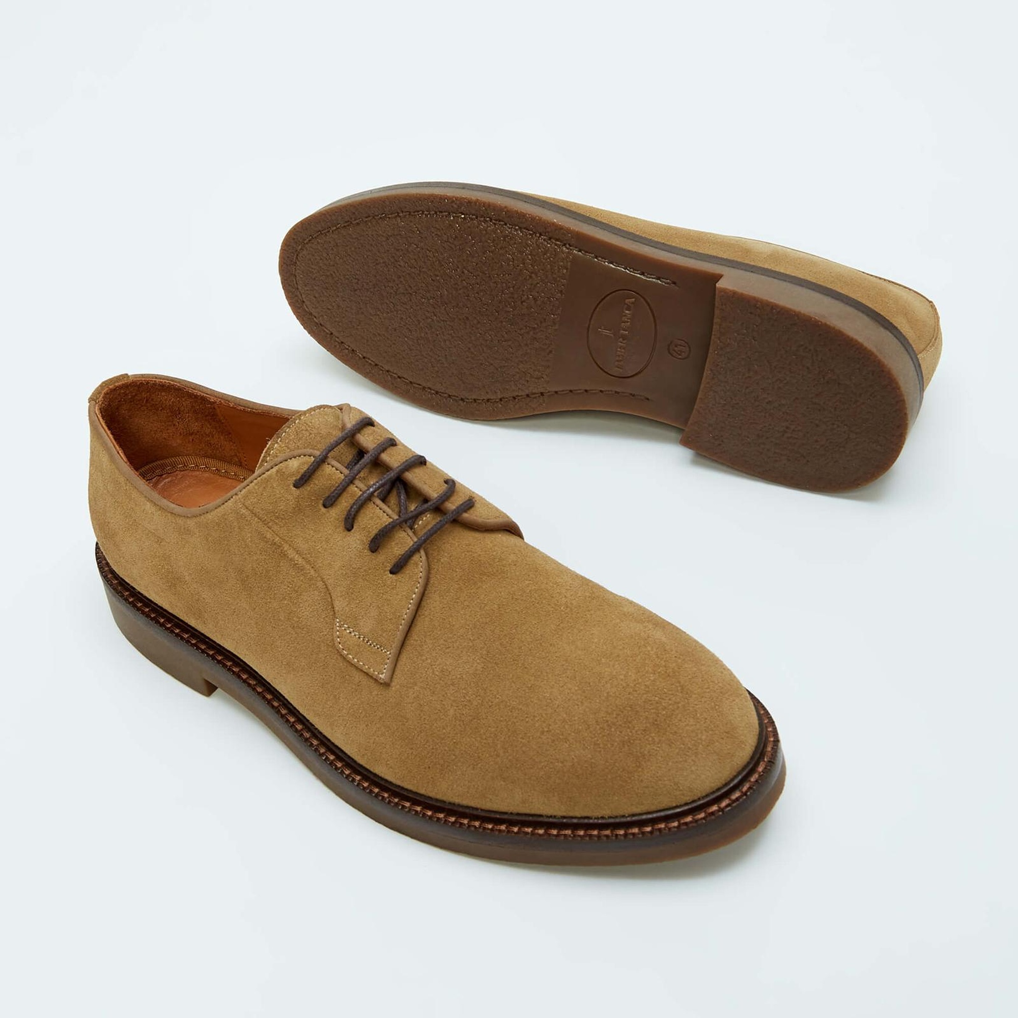 Tamer Tanca Erkek Hakiki Deri Bej Casual Ayakkabı