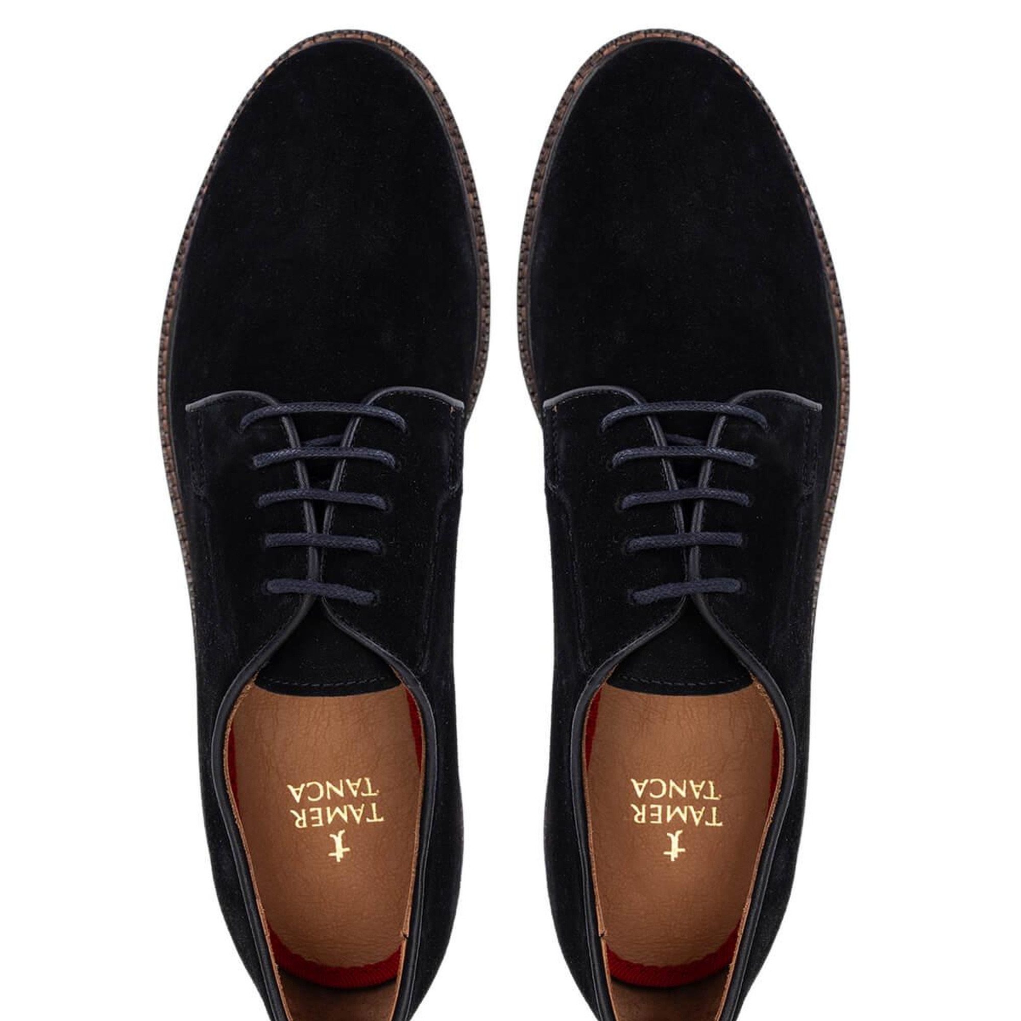 Tamer Tanca Erkek Hakiki Deri Siyah Süet Casual Ayakkabı