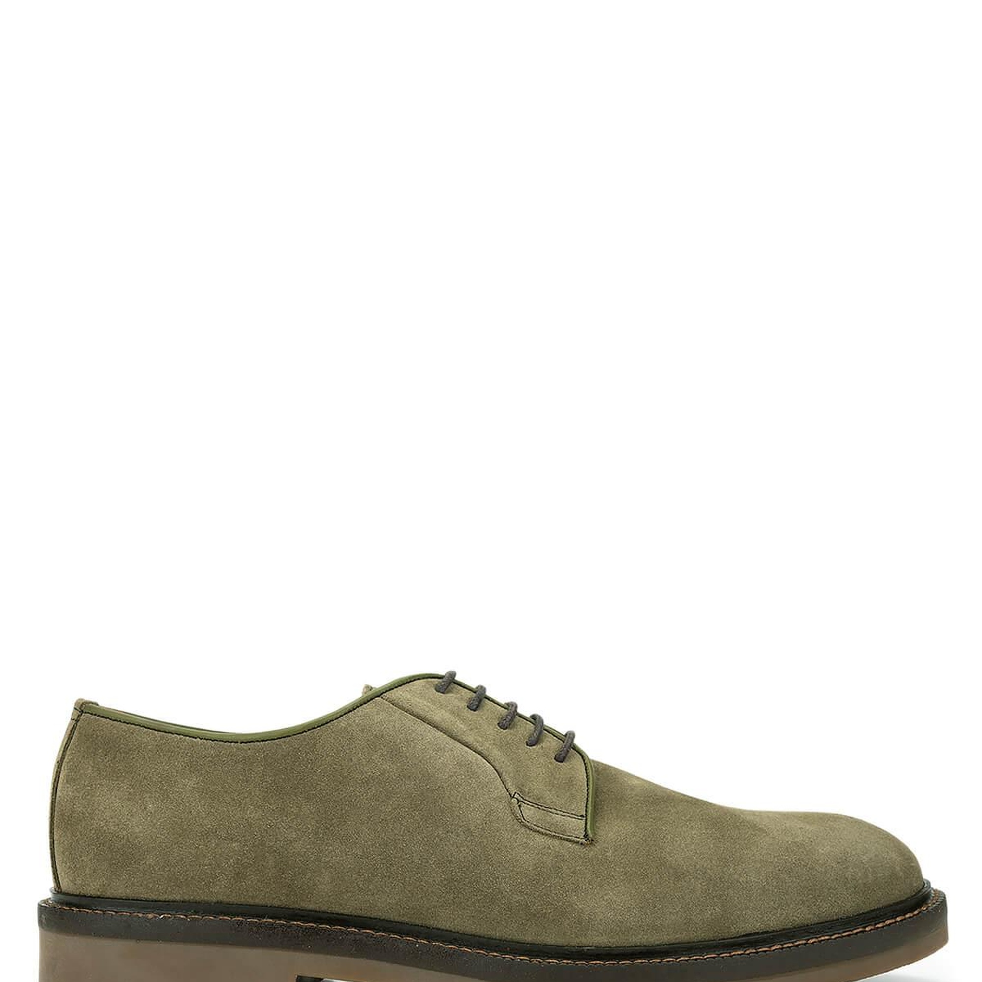 Tamer Tanca Erkek Hakiki Deri Yeşil Casual Ayakkabı