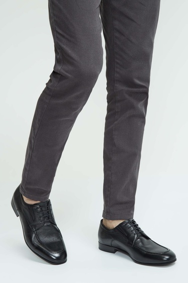  Tamer Tanca Erkek Hakiki Deri Siyah Deri Klasik Ayakkabı