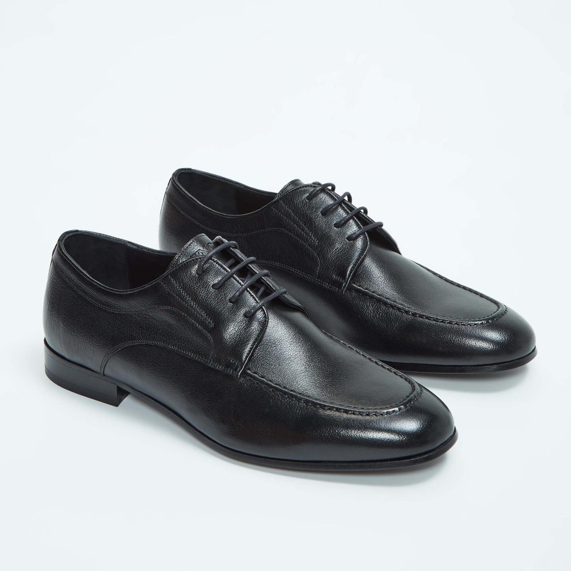 Tamer Tanca Erkek Hakiki Deri Siyah Deri Klasik Ayakkabı