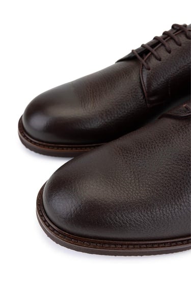  Tamer Tanca Erkek Hakiki Deri Kahverengi Casual Ayakkabı