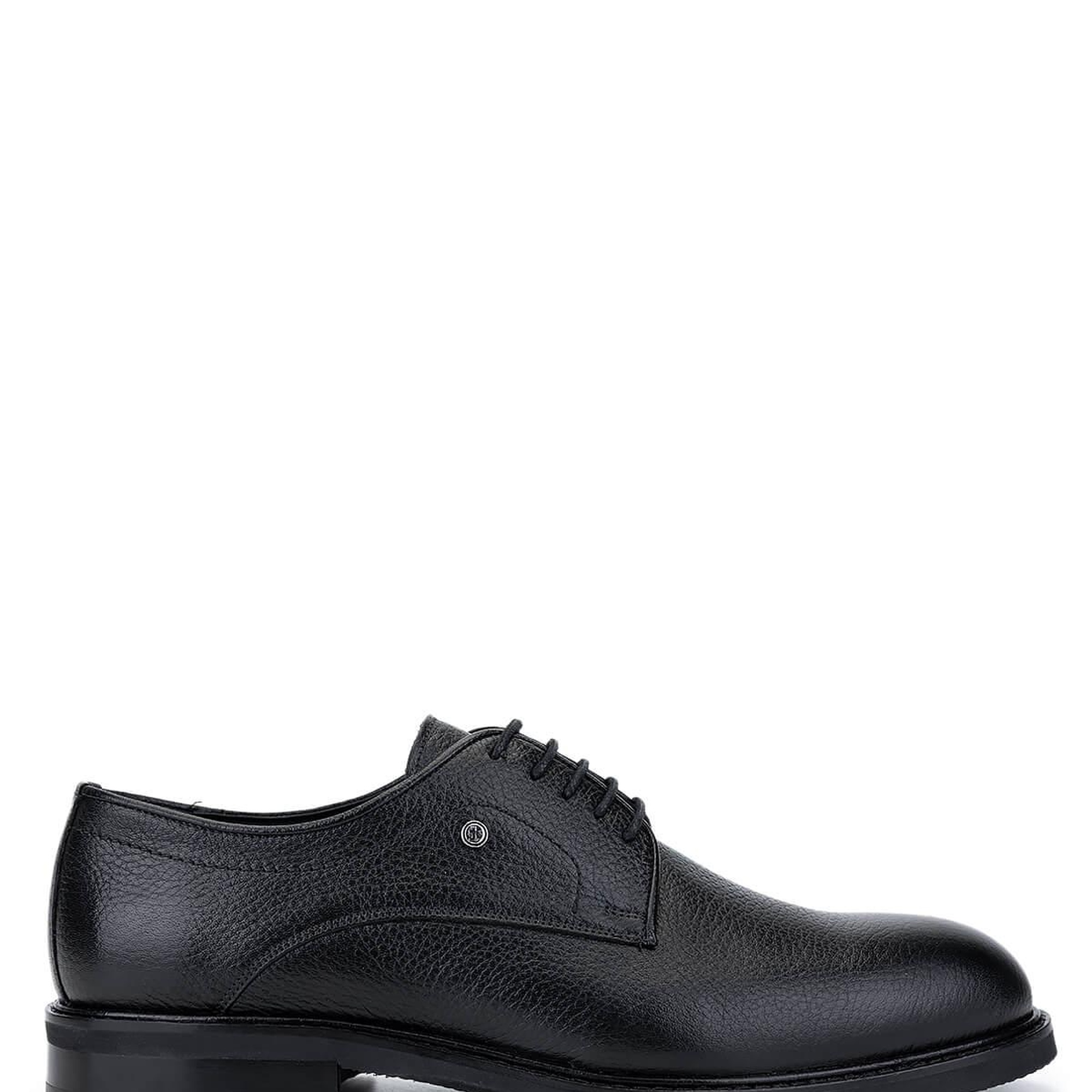 Tamer Tanca Erkek Hakiki Deri Siyah Casual Ayakkabı