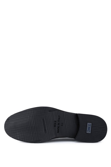  Tamer Tanca Erkek Hakiki Deri Siyah Casual Ayakkabı