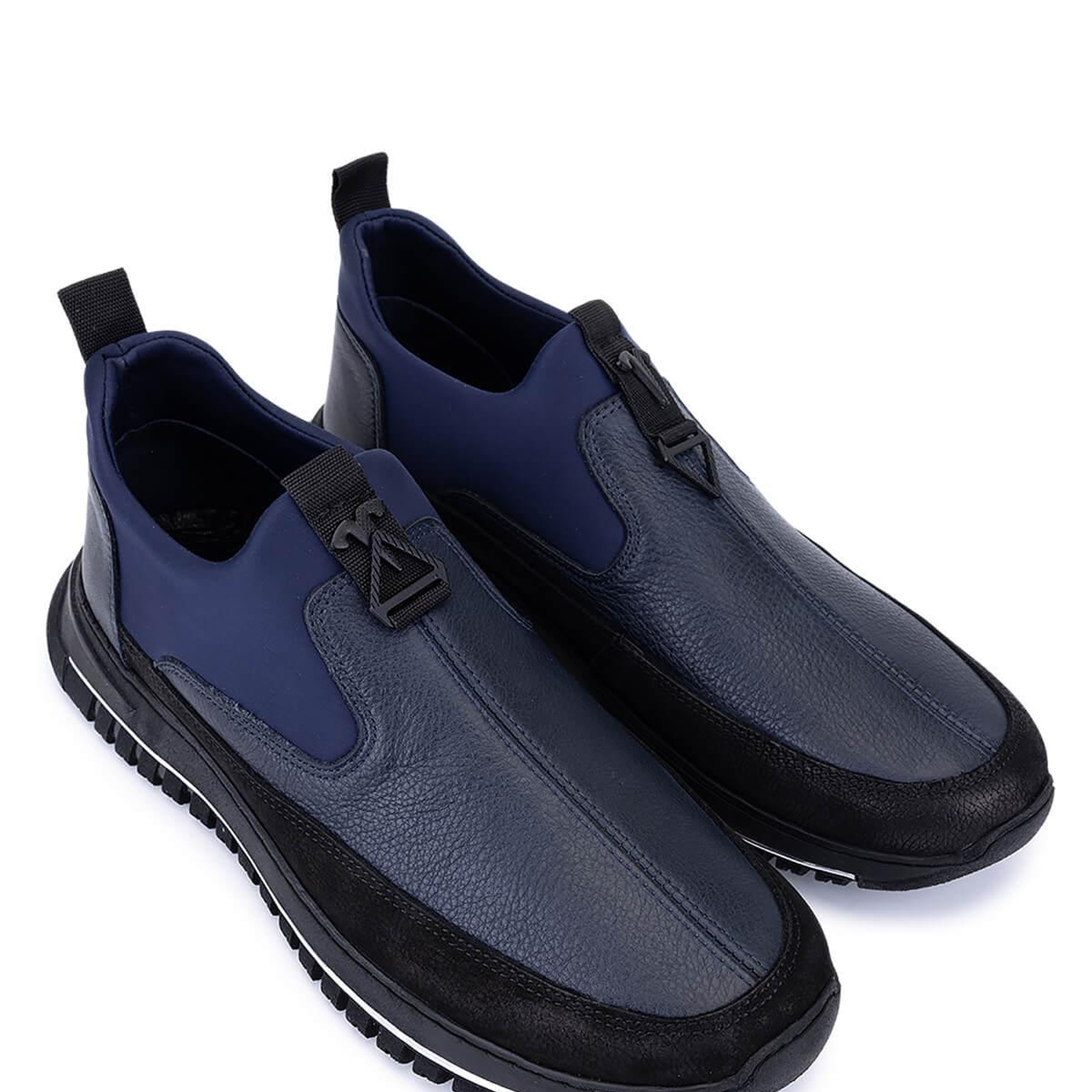 Tamer Tanca Erkek Hakiki Deri Lacivert Sneakers & Spor Ayakkabı