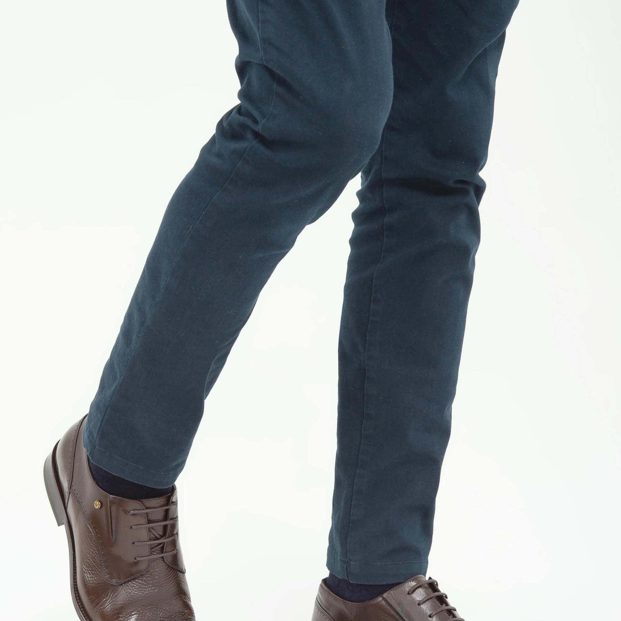 Tamer Tanca Erkek Hakiki Deri Kahverengi Klasik Ayakkabı