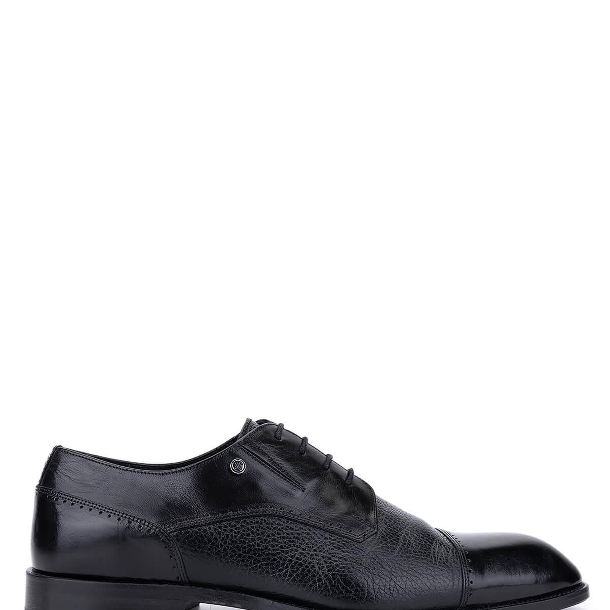 Tamer Tanca Erkek Hakiki Deri Siyah Klasik Ayakkabı