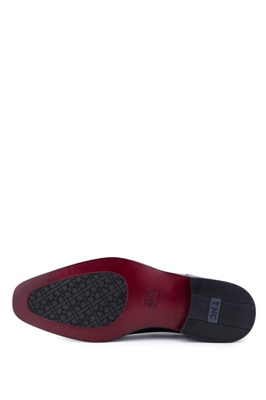  Tamer Tanca Erkek Hakiki Deri Siyah Klasik Ayakkabı