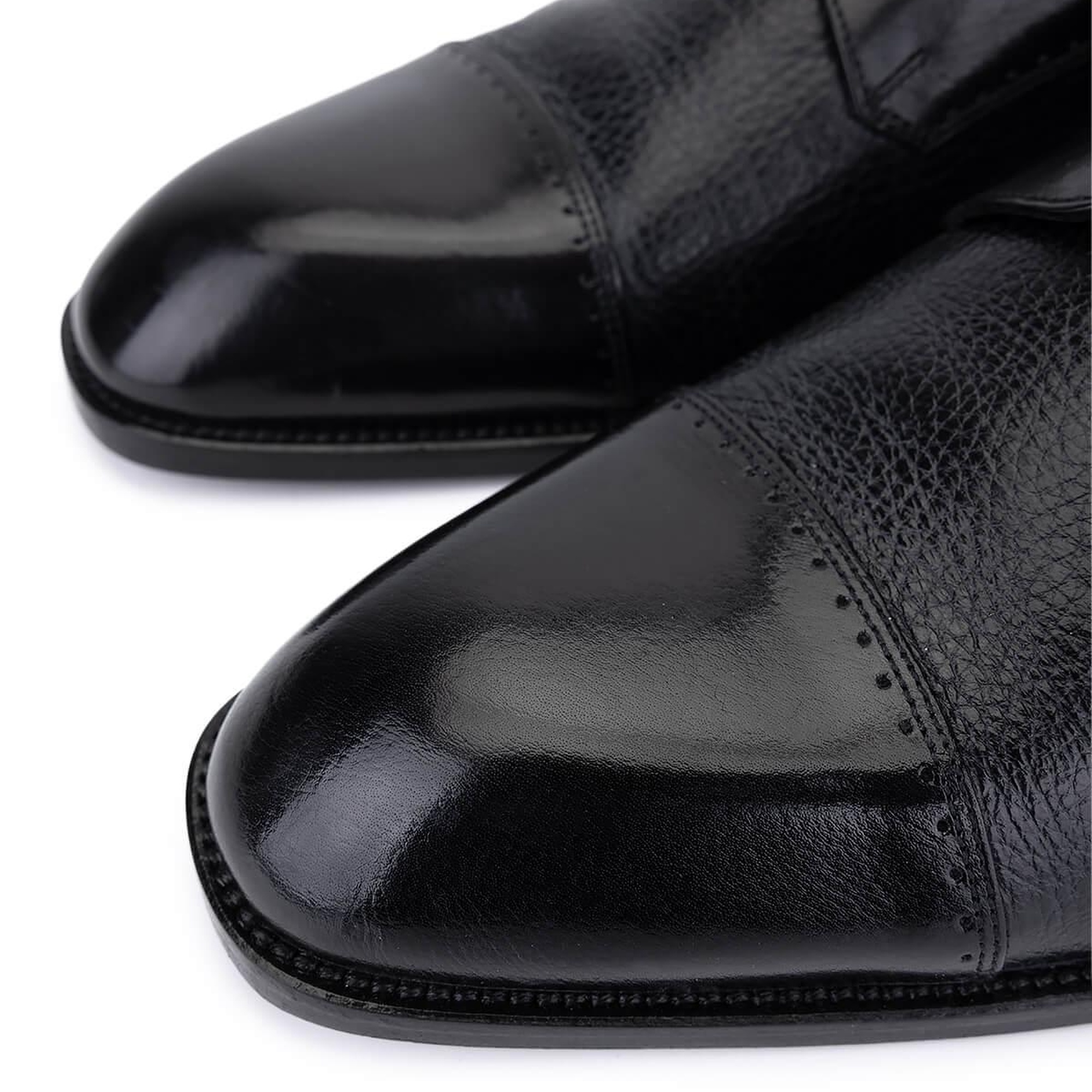 Tamer Tanca Erkek Hakiki Deri Siyah Klasik Ayakkabı