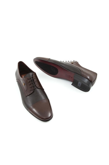  Tamer Tanca Erkek Hakiki Deri Kahverengi Klasik Ayakkabı