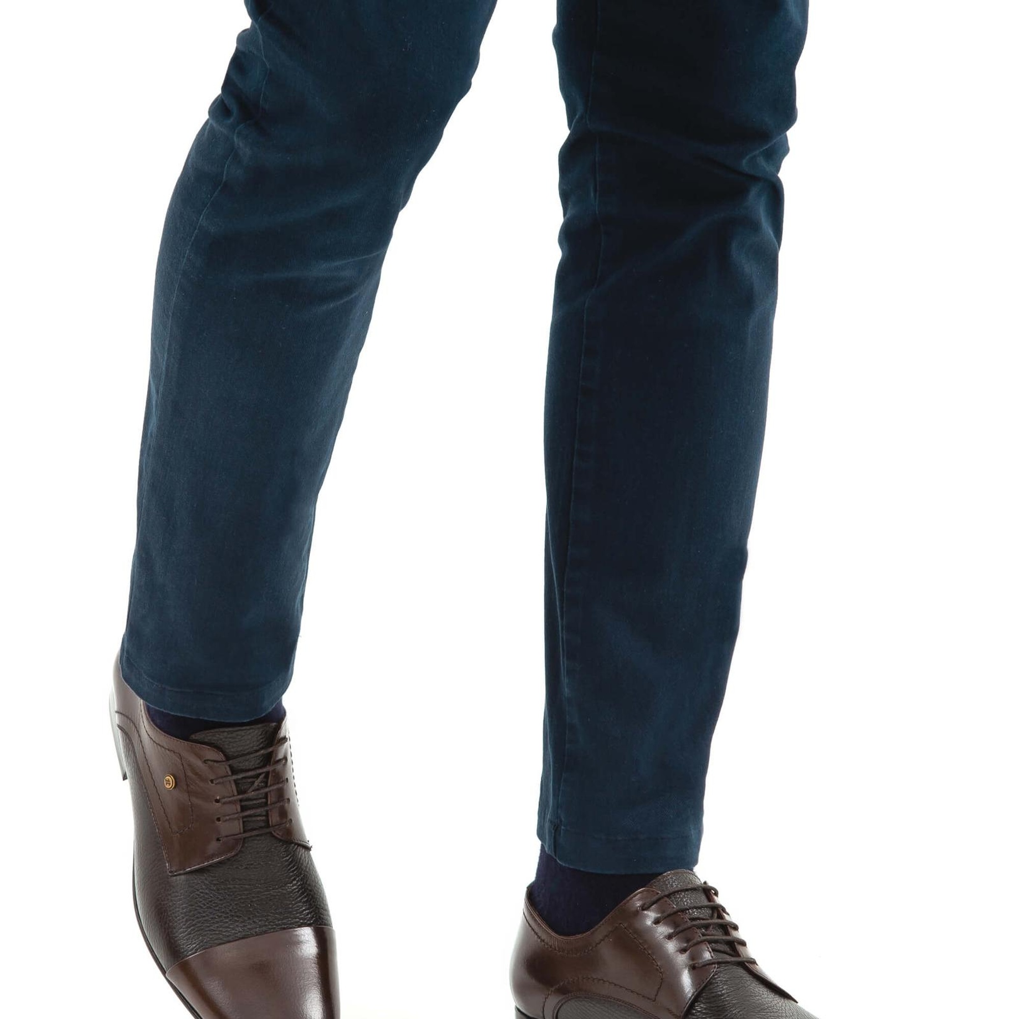 Tamer Tanca Erkek Hakiki Deri Kahverengi Klasik Ayakkabı