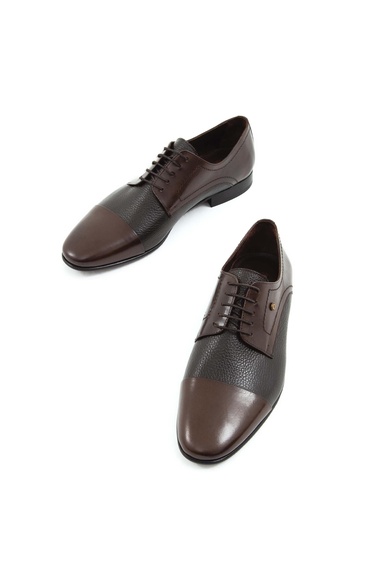  Tamer Tanca Erkek Hakiki Deri Kahverengi Klasik Ayakkabı