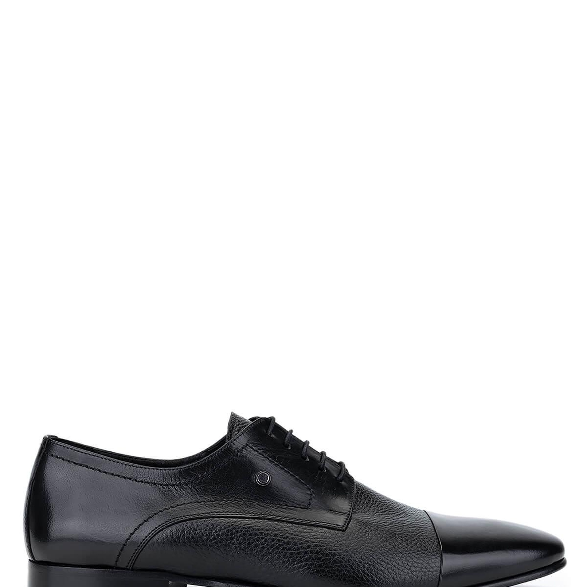 Tamer Tanca Erkek Hakiki Deri Siyah Klasik Ayakkabı